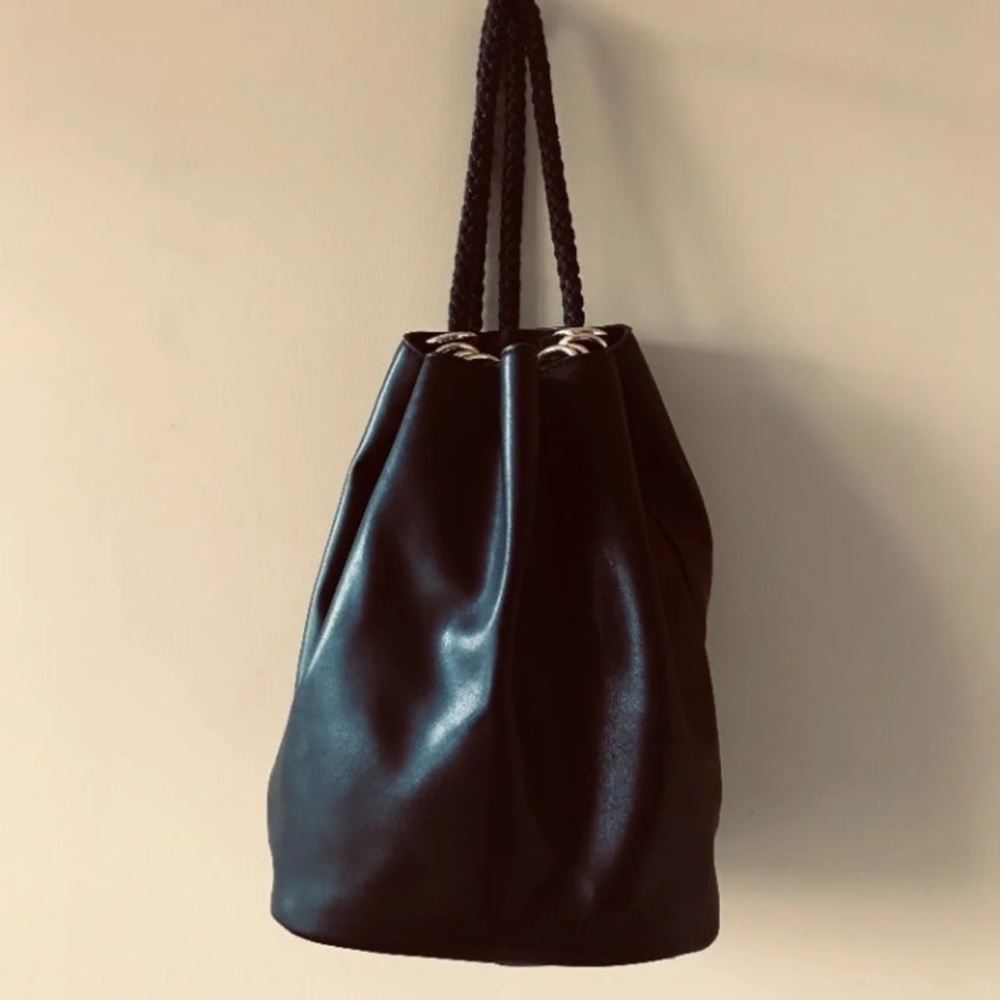Zara Black Bucket Bag